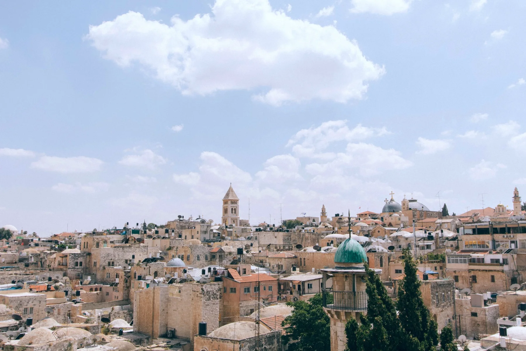 Blick über die Altstadt von Jerusalem